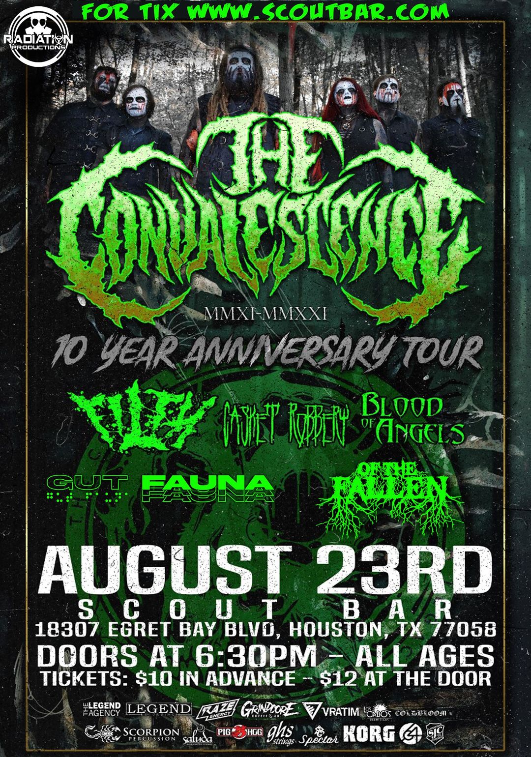The Convalescence Texas Metal Concerts [Texas' Heavy Metal Concert